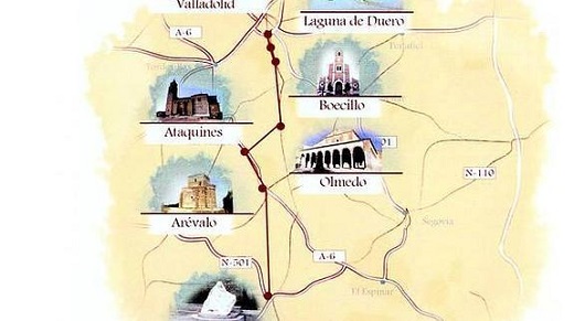 De Ávila a Laguna de Duero por Arévalo